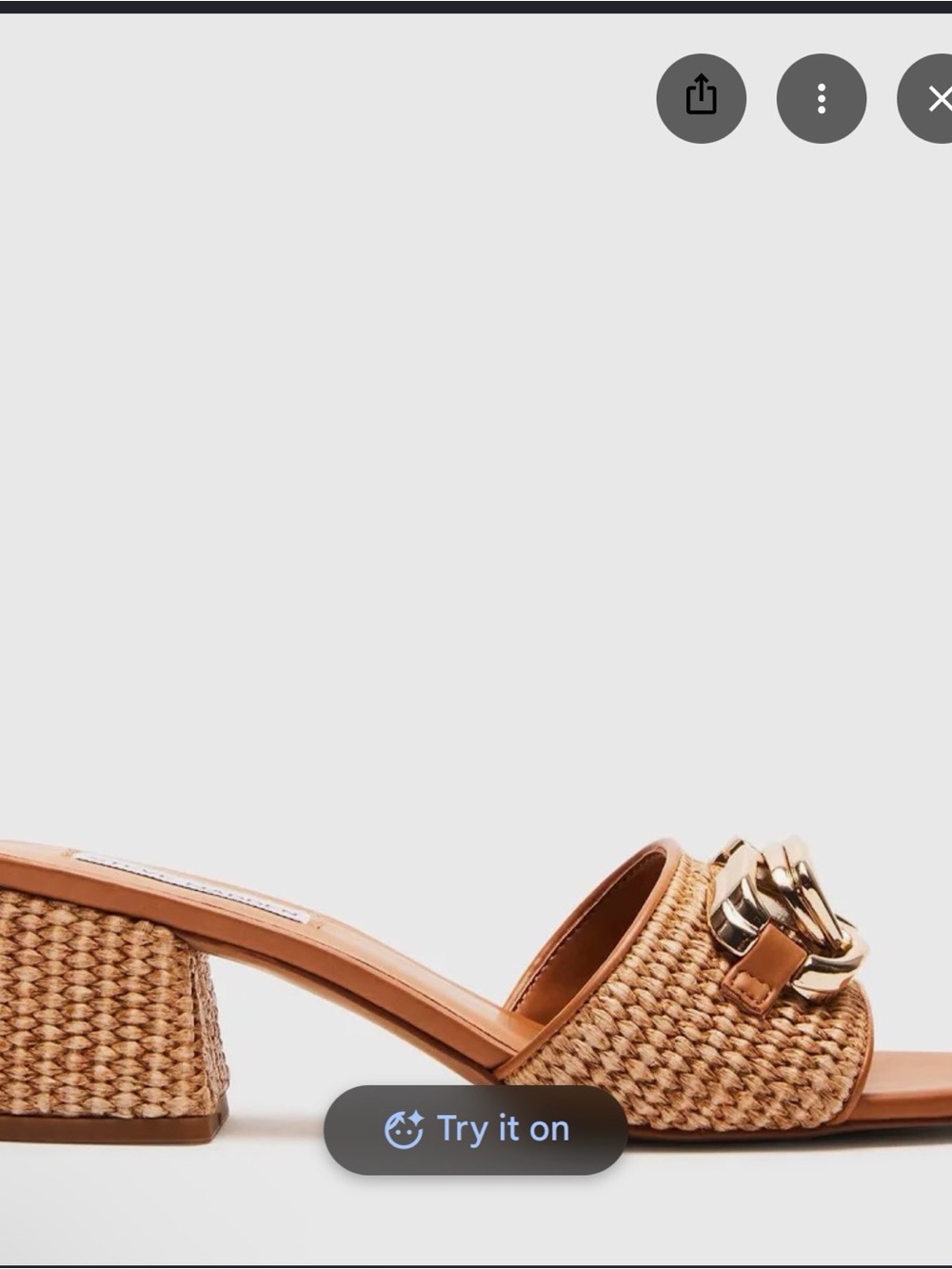 NEW Steve Madden Women’s Santana Raffia Heels